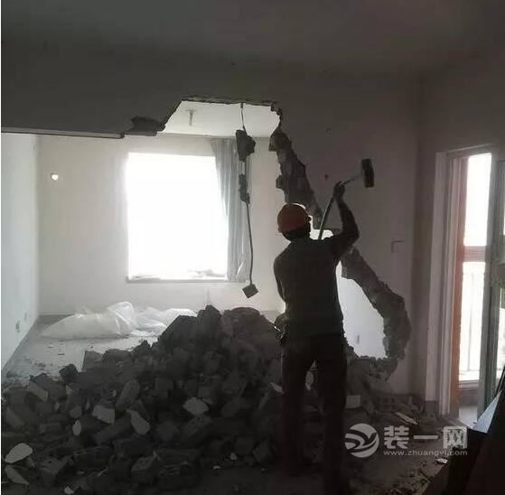 第一次装修经历 装修日记之墙面主体拆改